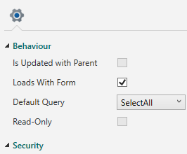 Picture showing the Loads With Form Option. 